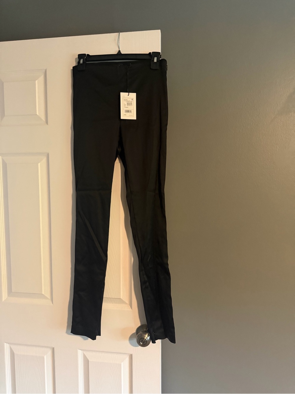 Theory Skinny Leggings with zippers at hems
